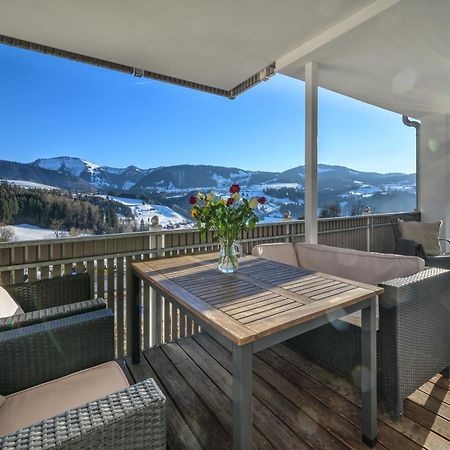 Haus "Bergblick" Ferienwohnung Hochgrat Oberstaufen Mit 2 Schlafzimmer Ngoại thất bức ảnh