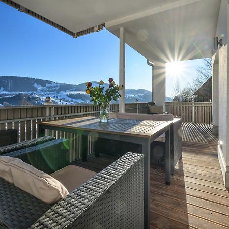 Haus "Bergblick" Ferienwohnung Hochgrat Oberstaufen Mit 2 Schlafzimmer Ngoại thất bức ảnh