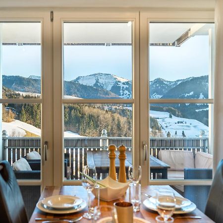 Haus "Bergblick" Ferienwohnung Hochgrat Oberstaufen Mit 2 Schlafzimmer Ngoại thất bức ảnh